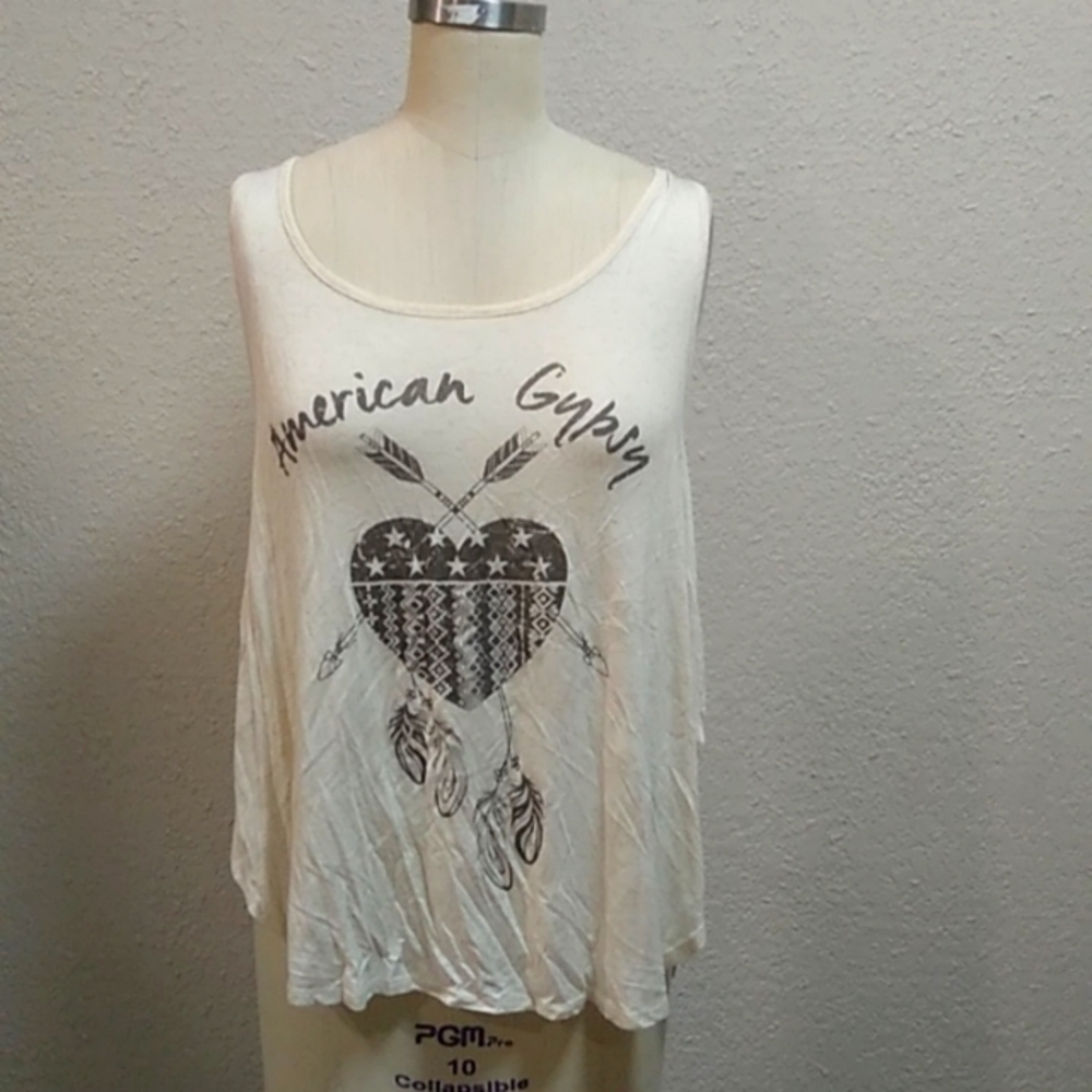 Top Girl LA XL tan tank top